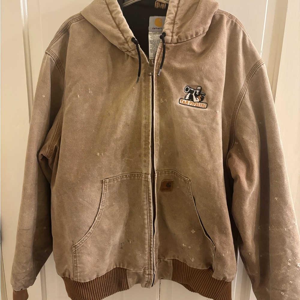 Carhartt Brown Hooded Jacket